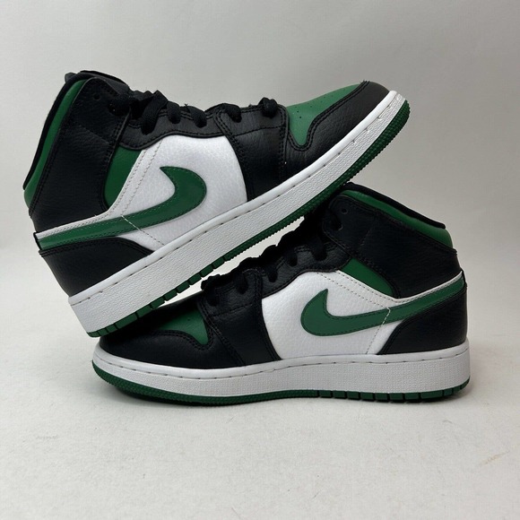Nike Shoes Air Jordan 1 Retro Mid GS “Pine Green/Pine Toe” 2023 - Picture 3 of 9